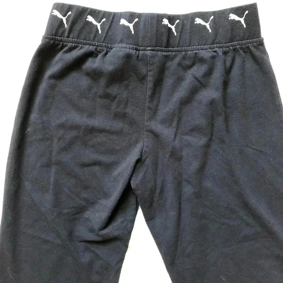 Puma  Girls Black Capri Pants Size Medium - Picture 12 of 15